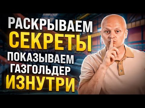 Видео: Такое мы показываем впервые. Как выглядит газгольдер внутри?