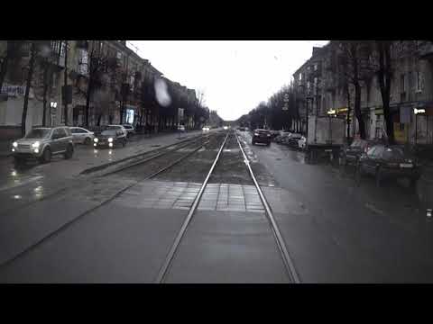 Видео: Трамвай, Ярославль. 1-й маршрут - целиком.