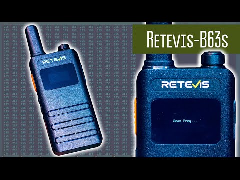 Видео: Retevis B63s безлицензионная PMR радиостанция и не только