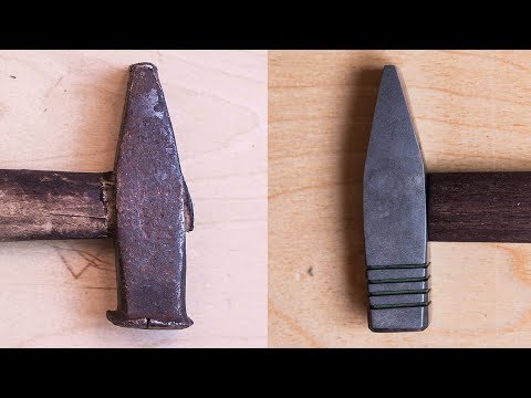 Видео: Restoration and customization of hammer. Реставрация молотка от Берендея