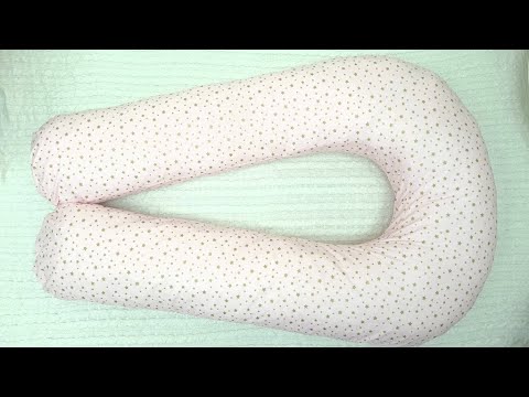 Видео: Как сшить подушку для беременных U - подкова. Мастер класс + выкройка