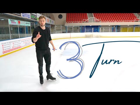 Видео: Тройной поворот вперёд наружу — Учебное пособие по фигурному катанию