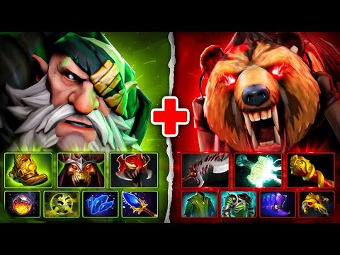 Видео: ДРУИД 14 слотов 🔥 1% на ПОБЕДУ - Lone Druid Dota 2