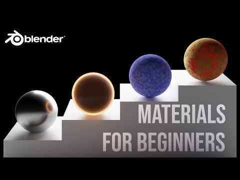 Видео: Материалы в Blender | Курс для новичков (Основы) / Materials in Blender | Beginner's Course (Basics)