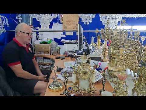 Видео: №40  13 июня 2023 г.Хрустальные люстры в Гусь Хрустальном на рынке .