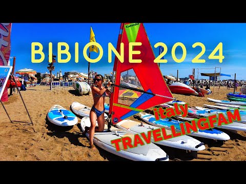 Видео: ПЛЯЖ В БИБИОНЕ. Привет из Казахстана. Отдых на море. Салют в BIBIONE.