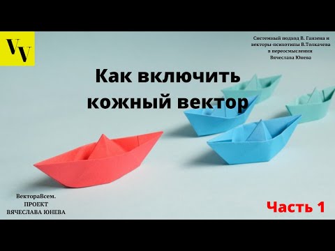 Видео: Активация кожного вектора. Часть 1. ВектораВсем. Проект Вячеслава Юнева