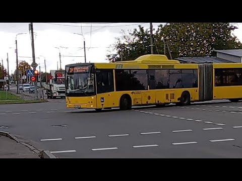 Видео: Информатор автобусного маршрута №3а, Новая жизнь - вокзал, МАЗ 215