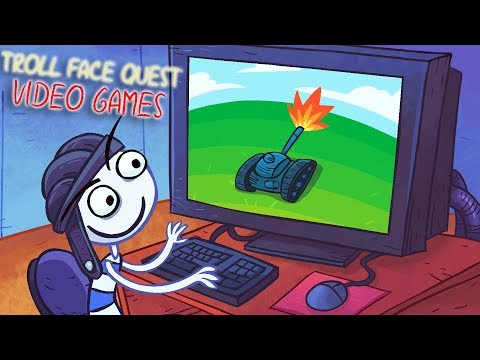 Видео: ТРОЛЛИМ ВИДЕОИГРЫ! Веселая игра Troll Face Quest Video Games от Cool GAMES