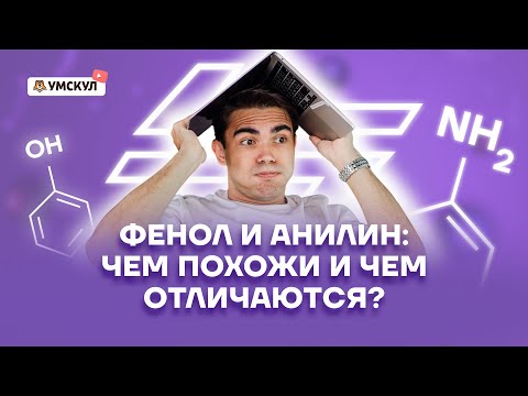 Видео: ФЕНОЛ и АНИЛИН: чем похожи и чем отличаются? | Химия ЕГЭ 2022 | Умскул