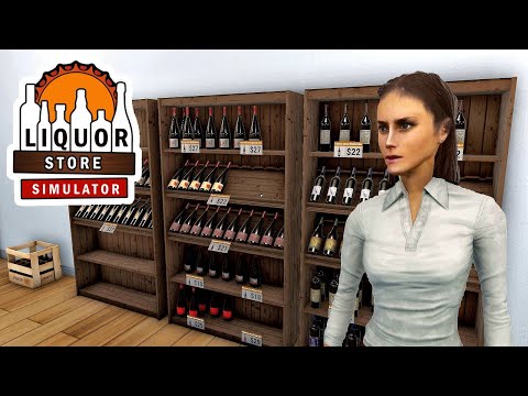 Видео: АЛКОМАРКЕТ - Liquor Store Simulator.  Больше ВИНА. Новый СОТРУДНИК # 8