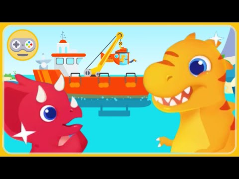 Видео: ДИНОЗАВРИКИ И ПОДВОДНЫЙ МИР ОКЕАНА. Игры для детей и малышей
