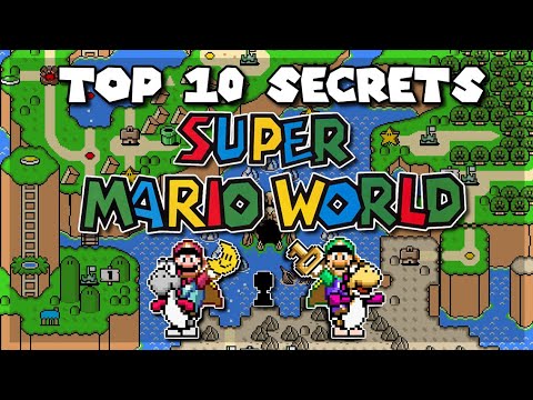 Видео: 10 лучших секретов в Super Mario World | Super Nintendo [Оригинальный захват для SNES]