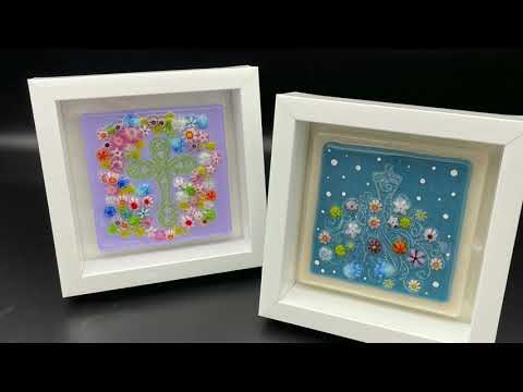 Видео: Тиснение на стекле: два проекта из сплавленного стекла!