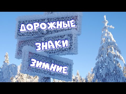 Видео: ДОРОЖНЫЕ ЗНАКИ ЗИМОЙ / Видео для детей / Развивающее видео / Мультик про дорожные знаки