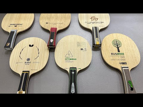 Видео: VISCARIA SUPER,  MIZUTANI JUN  FAN ZHENDONG ZHANG JIKE, Joola VYZARYZ HYBRID и TTS RUSWOOD Z-CARBON