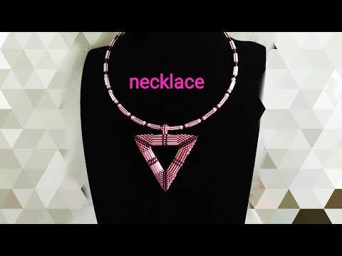 Видео: Колье с подвеской. МК. Necklace