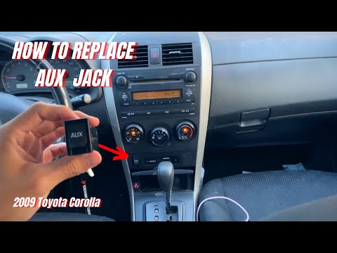 Видео: Как заменить разъем Aux на Toyota Corolla | За 5 минут |