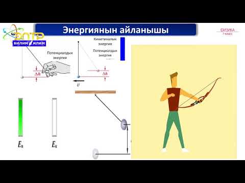 Видео: 7-класс | Физика | Энергиянын сакталуу закону. Энергияны турмушта пайдалануу