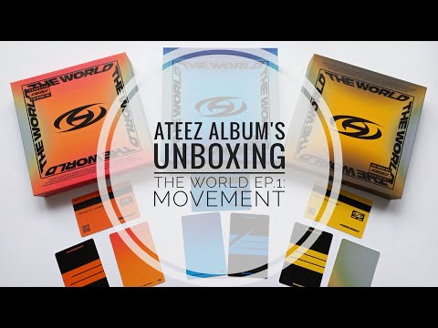 Видео: 🧡💙💛ATEEZ album's unboxing THE WORLD EP.1: MOVEMENT | Эмоциональная распаковка альбомов ATEEZ