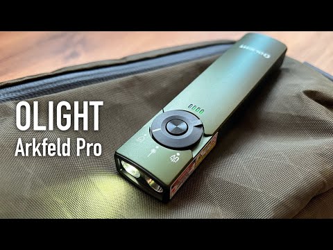 Видео: EDC фонарь Olight Arkfeld Pro