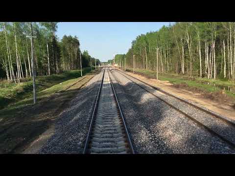 Видео: Разъезд Скнятино (стр.), перегон Белый Городок - Калязин Пост