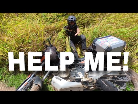 Видео: Как я выберусь отсюда? #лаос #жизнь на мотоцикле #приключение