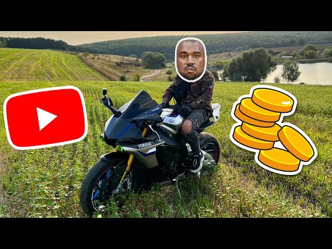 Видео: ПОКАЗАЛ ЛИЦО! О ЮТУБЕ И ЗАРАБОТКЕ! ЯМАХА В ПОЛЕ!