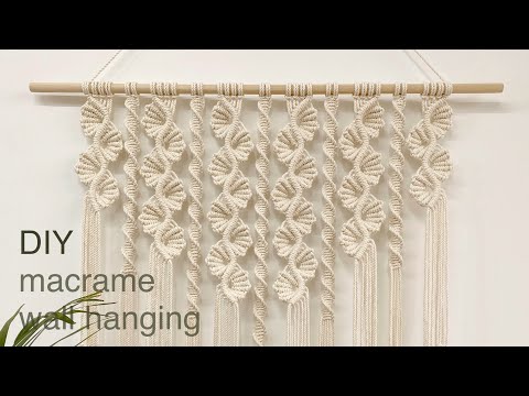 Видео: DIY | macrame leaves wall hanging | Сделай сам | макраме листья подвеска на стену