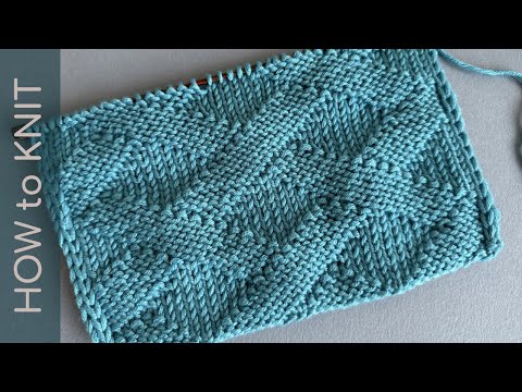 Видео: 💎Осенний Теневой Узор: РОМБЫ в Глубоких Оттенках Океана🌊 Autumn Shadow Pattern: Diamonds knitting💎