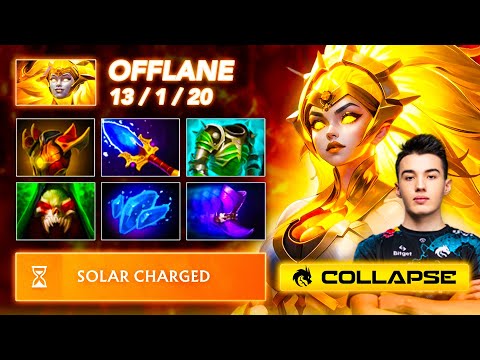 Видео: [7.39c] Collapse DAWNBREAKER Offlane | Полный игровой процесс Dota Class