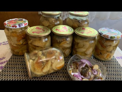 Видео: Мариновані білі гриби.  Рецепт перевірений роками .