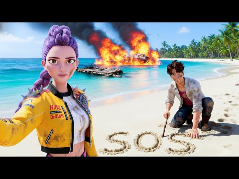 Видео: Влог: Мы потерпели крушение на острове 😂 (Смешные моменты) | KPOP Demon Hunters | Официальное муз...