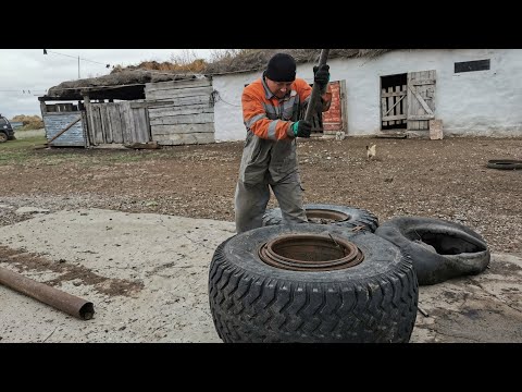 Видео: СЕНОКОС 2024. Как проходят выходные, ремонт тормозов Урала, как сделать запасное колесо на тележку