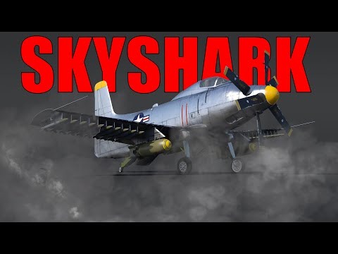 Видео: ЛУЧШИЙ ШТУРМОВИК АМЕРИКИ SKYSHARK F2D-1 ОБЗОР WAR THUNDER