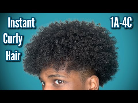 Видео: Как мгновенно сделать волосы кудрявыми для всех типов волос 1A–4C