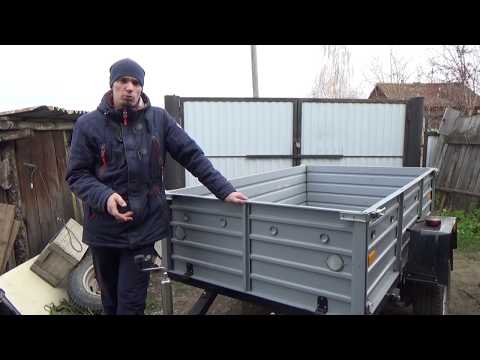 Видео: Обзор прицепа для легкового автомобиля "КРЕМЕНЬ+" модель КРД-050122-50