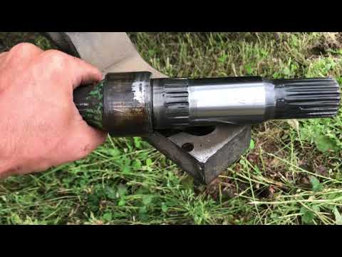 Видео: Как изменить частоту вращения с 540 до 1000 об/мин с помощью ВОМ на тракторе John Deere - John De...