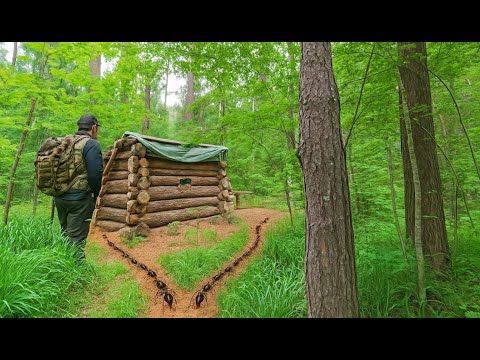 Видео: НАВЕСТИЛ ИЗБУ В ТАЙГЕ ПОСЛЕ УРАГАНА. БОРЬБА С МУРАВЬЯМИ. ГОТОВЛЮ ШАШЛЫК НА КОСТРЕ. ДИКАЯ КУХНЯ!