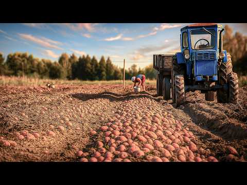 Видео: Врожай картоплі 2025 / 10 тонн з 20 сот / Збір картоплі трактором Т 40 та дворядним КТН