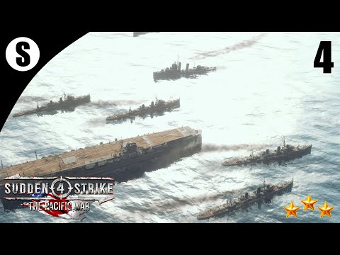 Видео: Прохождение Sudden Strike 4 - The Pacific War [США] ( Бой в заливе Лейте ) #4