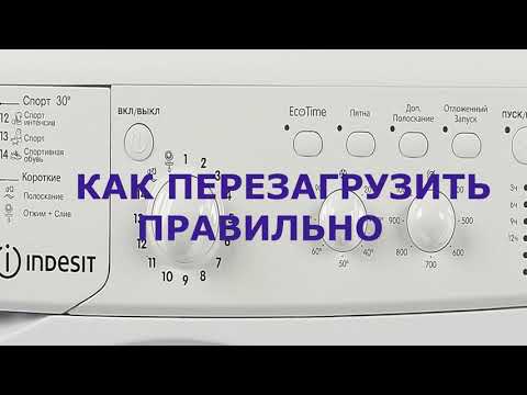Видео: Как перезагрузить стиральную машину Индезит