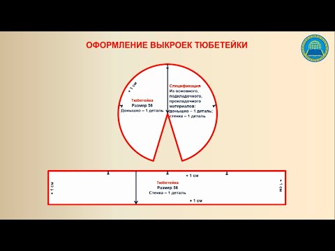 Видео: МК. Тақия/Тюбетейка. ЧАСТЬ 1 - Конструирование тюбетейки