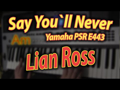 Видео: Say you'll never on Yamaha PSR E443 Аккорды