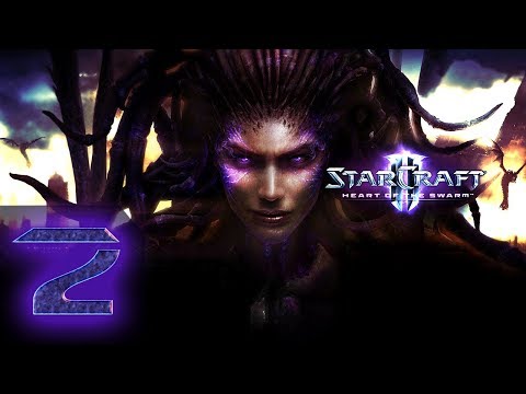 Видео: Starcraft 2 - Heart of the Swarm - Эксперт - Прохождение #2