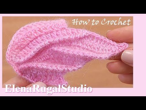 Видео: Удивительный 3D-листик, связанный крючком