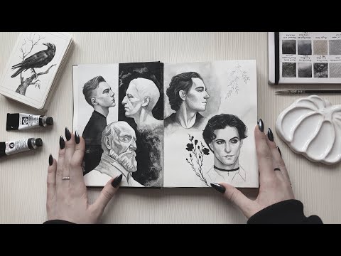 Видео: ОБЗОР СКЕТЧБУКА #2 sketchbook tour (1 часть)