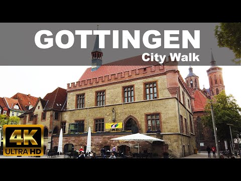Видео: Гёттинген - Германия - Улицы Германии - Жизнь в Германии - 4K UHD