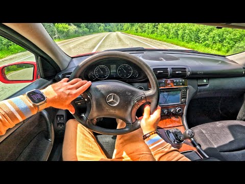 Видео: 2006 Mercedes-Benz C180 (W203) 1.8 AT - ТЕСТ-ДРАЙВ ОТ ПЕРВОГО ЛИЦА