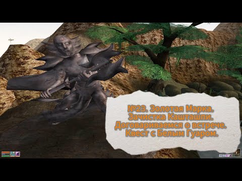 Видео: The Elder Scrolls III: Morrowind. №23. Золотая Марка. Договариваемся о встрече. Квест с Белым Гуаром